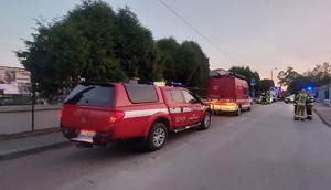 Służby w czasie poszukiwań seniorki