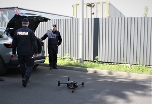 Służby podczas ćwiczeń na terenie firmy Grupa Kęty