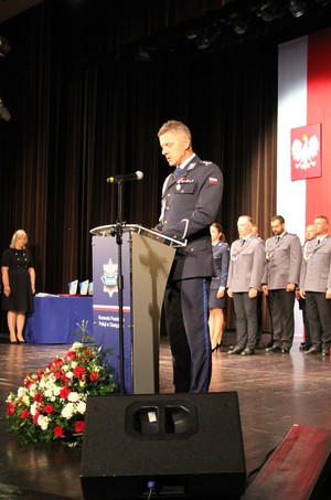 Uroczystość Święta Policji 2025 w oświęcimskim centrum kultury