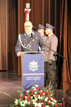 Uroczystość Święta Policji 2025 w oświęcimskim centrum kultury