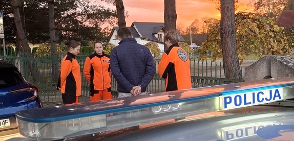 kierowca podczas instruktażu