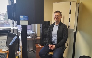 Technik kryminalistyki z aktorem