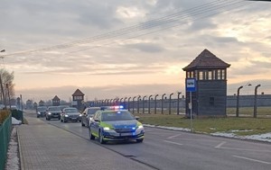 Zdjęcia z zabezpieczenia 81. rocznicy wyzwolenia Auschwitz - Birkenau