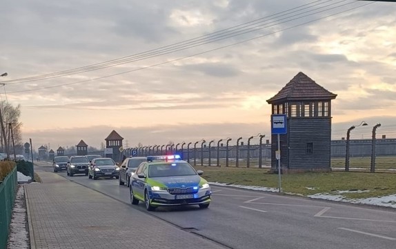 Zdjęcia z zabezpieczenia 81. rocznicy wyzwolenia Auschwitz - Birkenau