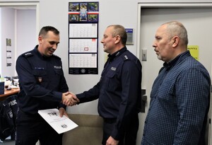 KPP Oświęcim. Pożegnanie policjantów KP Kęty