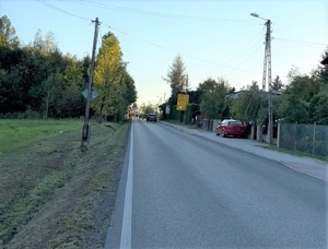 Na zdjęciach miejsce wypadku i motocykl