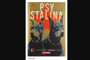 Na zdjęciu okładka książki pt. psy stalina. Na okładce dwa psy
